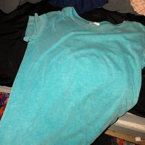 plain blue T